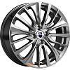 Диски K&K Flanker 6.5x17 5*110 ET39 DIA65.1 Дарк платинум Литой