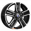 Диски K&K Backfire 8x18 5*120 ET45 DIA72.6 Алмаз черный Литой