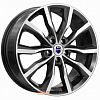 Диски K&K Портер 7.5x18 5*108 ET33 DIA67.1 Алмаз черный Литой