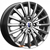 Диски K&K Акцент 7x17 5*108 ET45 DIA60.1 Дарк платинум Литой