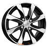 Диски K&K Джемини 6x15 4*108 ET50 DIA63.3 Алмаз черный Литой