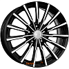 Диски K&K Акцент 5.5x14 4*100 ET46 DIA54.1 Алмаз черный Литой