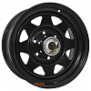 Диски IKON MG82 8x15 5*139.7 ET0 DIA110.5 Black Штампованный