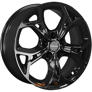 Диски Khomen KHW 1702 7x17 5*110 ET45 DIA67.1 Black Литой