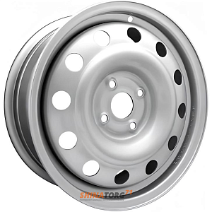 Диски ТЗСК Huyndai Solaris/Kia Rio 6x15 4*100 ET48 DIA54.1 Silver Штампованный