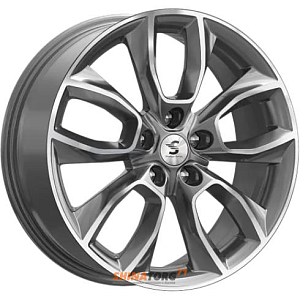 Диски K&K КР001 7x18 5*112 ET43 DIA57.1 Diamond gloss graphite Литой