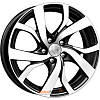 Диски K&K Палермо 6.5x16 5*114.3 ET38 DIA67.1 Алмаз черный Литой