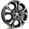 Диски Carwel Шира 6.5x17 5*114.3 ET40 DIA64.1 BL Литой