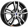 Диски K&K Samara 6x16 4*114.3 ET40 DIA67.1 Алмаз черный Литой