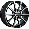 Диски Alcasta M61 7x17 5*108 ET43 DIA65.1 BKF Литой