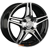 Диски LS 770 7.5x17 4*100 ET42 DIA60.1 BKF Литой
