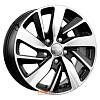 Диски K&K КС741 6.5x16 5*112 ET50 DIA57.1 Алмаз черный Литой